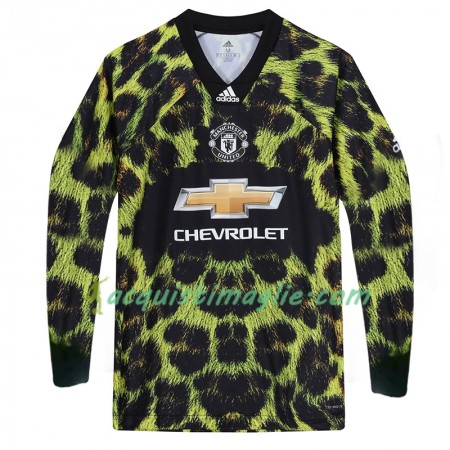 Divisa di Calcio Manchester United EA Sports 2018/2019 Manica Lunga